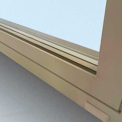 finestre in alluminio legno domal color avorio